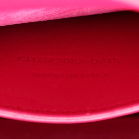 Saint Laurent Monogram Cabas Dark Pink Calfskin Leather Purse YSL Bag - Picture 12 of 16